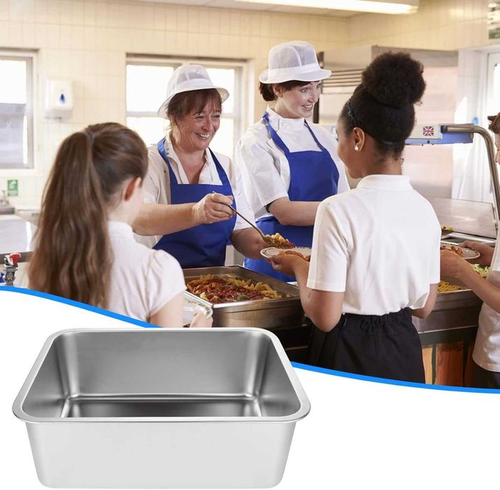 Голяма тава неръждаема стомана за печене ИНОКС агне прасенца лютеница