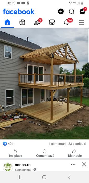 Terase foisoare copertine