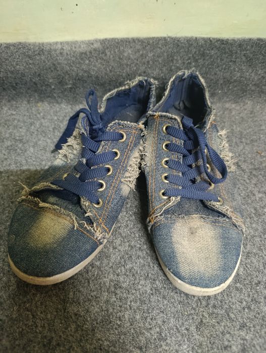 Кеды детские джинсовые 37 размер