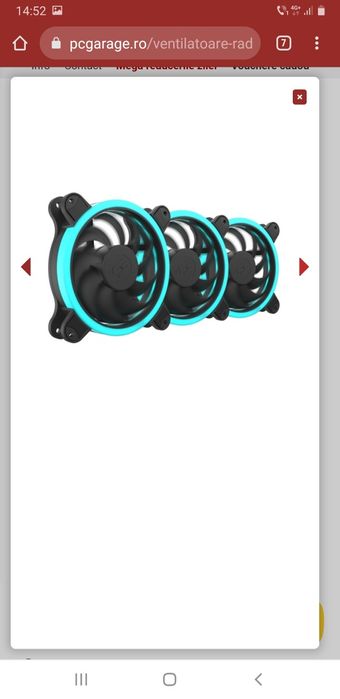 Ventilatoare SilentiumPC Sigma HP 120 + controller RGB