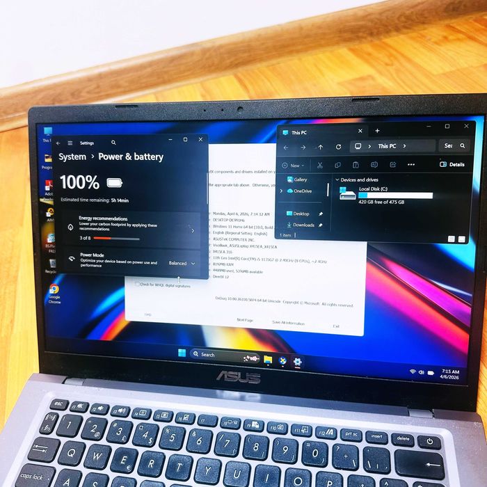 Laptop ASUS VivoBook IntelCore i5-1135G7 (11th gen), 512GB, Intel Iris Xe, Full HD, Livrare GRATUITA