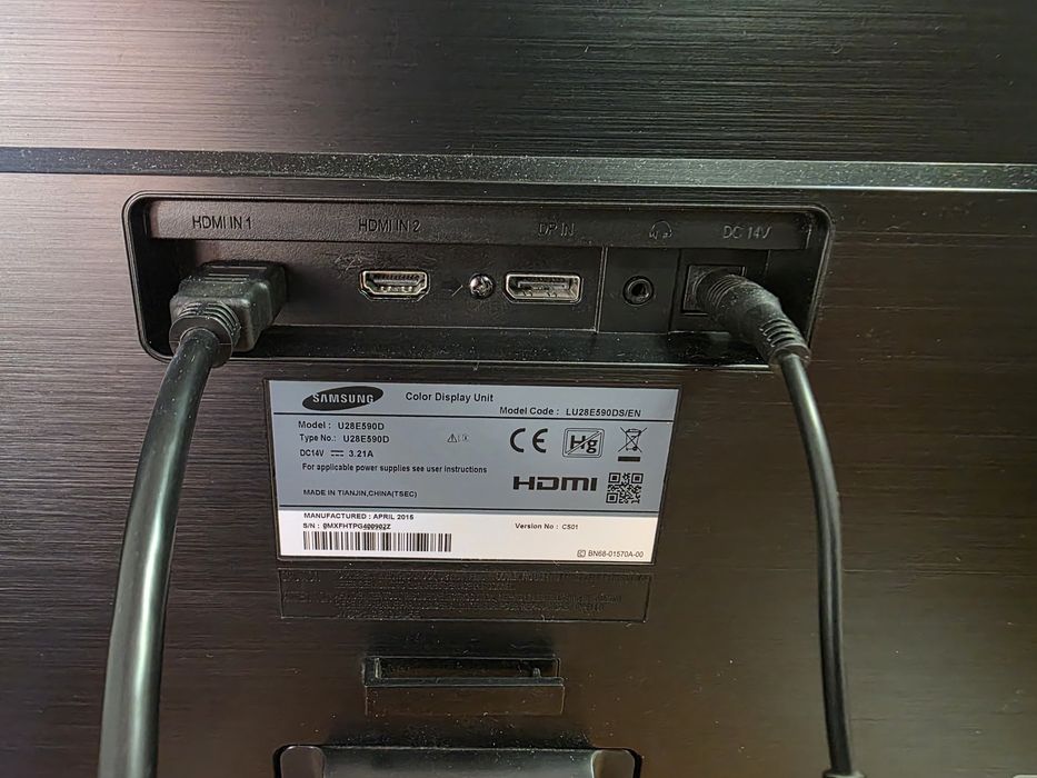 Monitor Samsung 4K 28" U28E590D