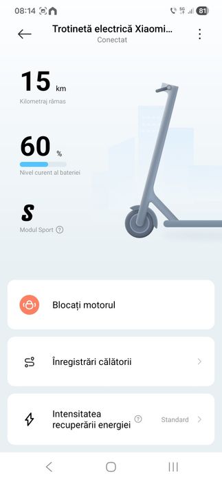 De vanzare sau schimb cu ceva mai puternic, trotineta electrica xiaomi 6 lite