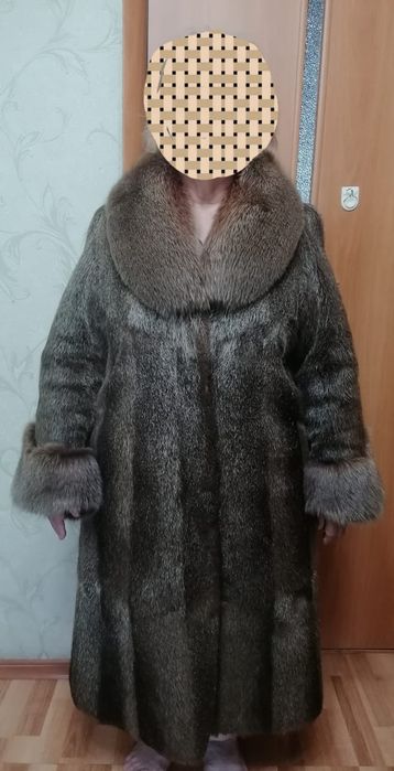 Шуба нутрия не крашеная