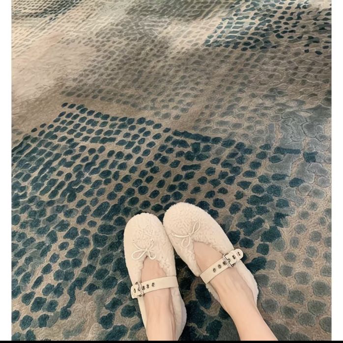 Меховые балетки, р.38-39