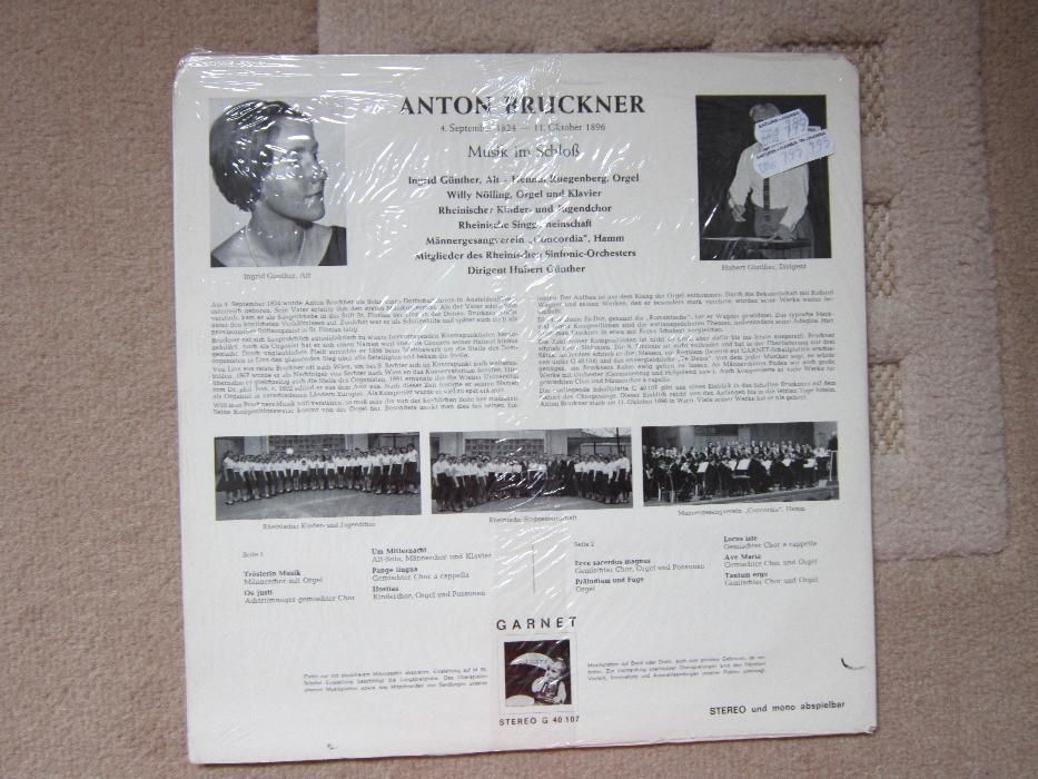 vinil rar Bruckner- Musik im Schloss 1975+ Symphonie 1983 nou,sigilat