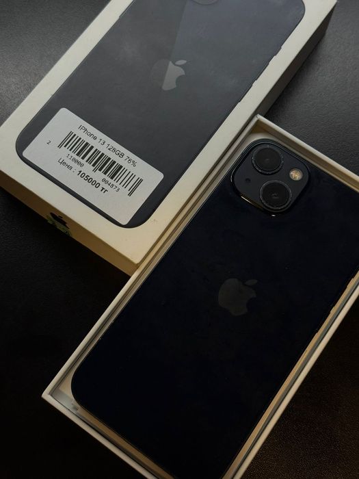 Iphone 13, 128гб, 76% акб, Kaspi 0-0-12