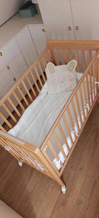 Patut co-sleeping Treppy 120x60 cu laterala culisanta