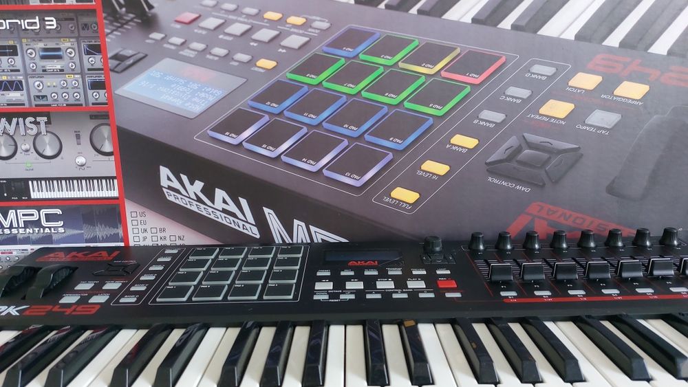 MIDI клавиатура/keyboard Akai MPK 249 гр. София Медицинска академия ...