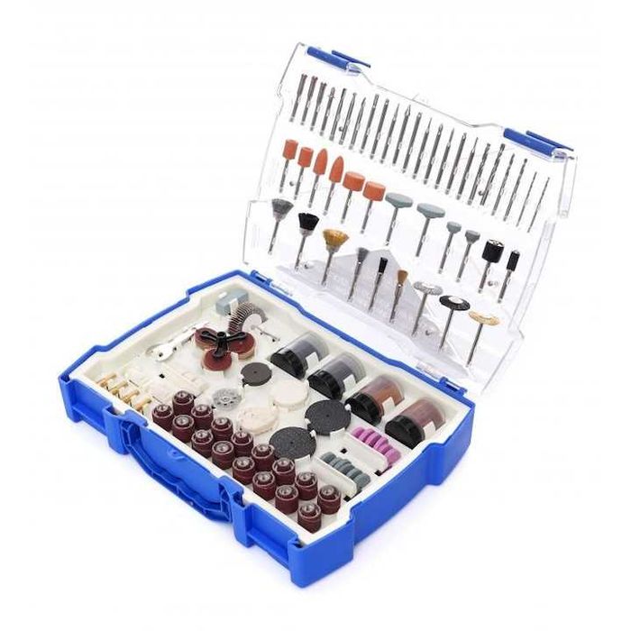 Set de accesorii pentru mini freze cu 239 piese KD10756 Kraftdele