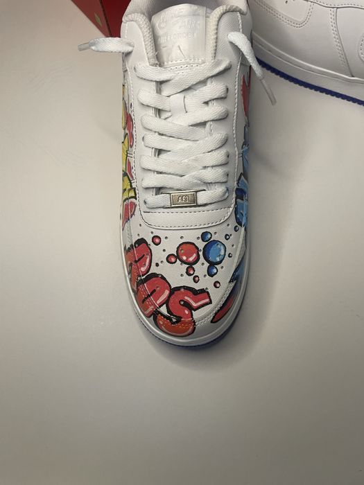 Air force 1 custom cu echipa de fotbal