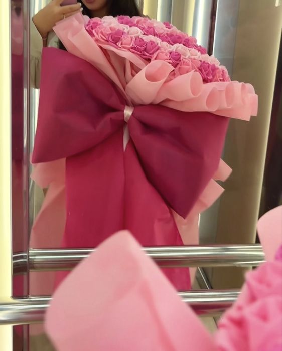 Уникални големи букети с панделка