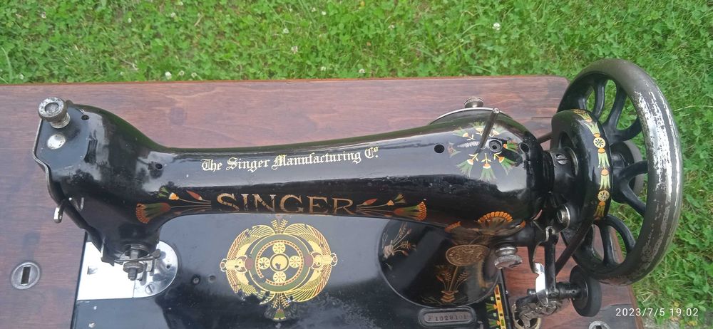 Mașina de cusut Singer 66K 
an 1910,rara,colectionari