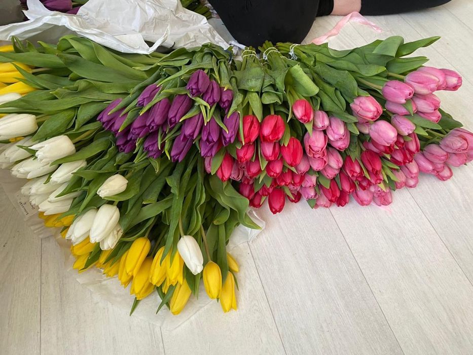 Тюльпаны к празднику, Красиво и доступно