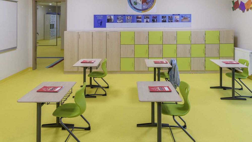 Гетерогеннный линолеум для образовательных учреждений