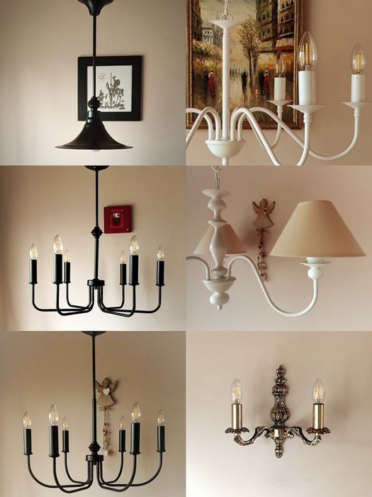 Модерен черен метален пендел,лампа за таван,единичен полилей