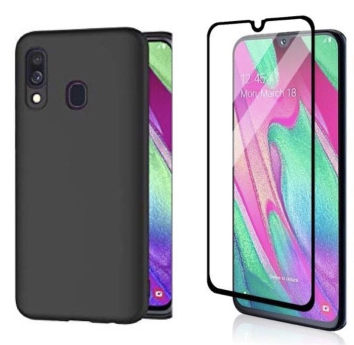 Husa TPU Focus si Folie Sticla 12D Samsung A20e/A22/A23/A24/A25/A26