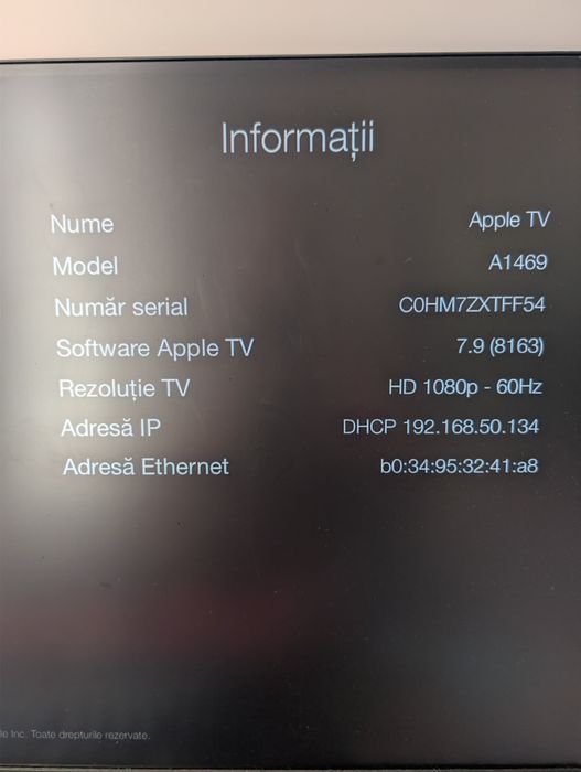 Apple TV gen 3 A1469