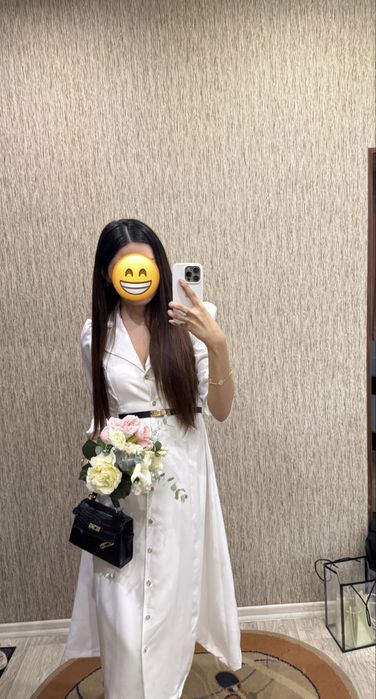 продам белое платье