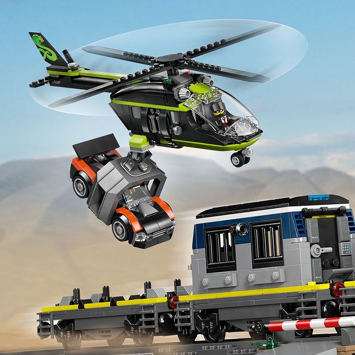 Lego Elicopter și vagon