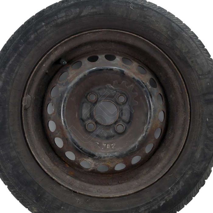 Стоманени джанти 4x100 с гуми R14 Honda Jazz 2002-2008 ID: 117714