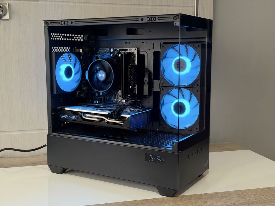 Геймърски компютър Ryzen 5 2400G,RX570, 8GB RAM