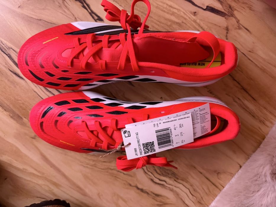 Ghete de fotbal adidas Predator Pro FT AG - Roșu