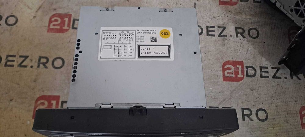 Cd Player / RCD 510 , Bolero Skoda octavia 2 Blaupunkt cod: 1z0035156F
