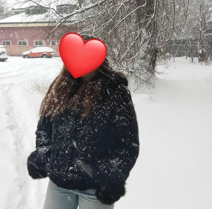 Натуральная норковая шуба