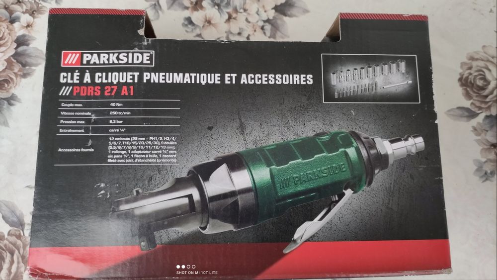 Малка пневматична тресчотка Парксайд Parkside