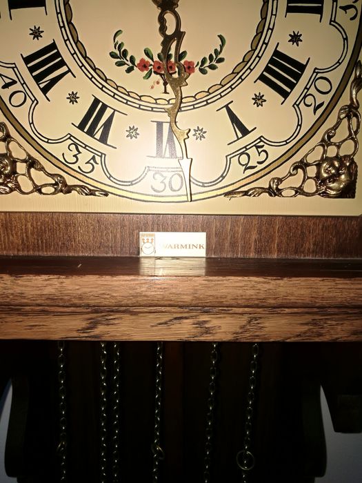 Стенен   бароков  часовник