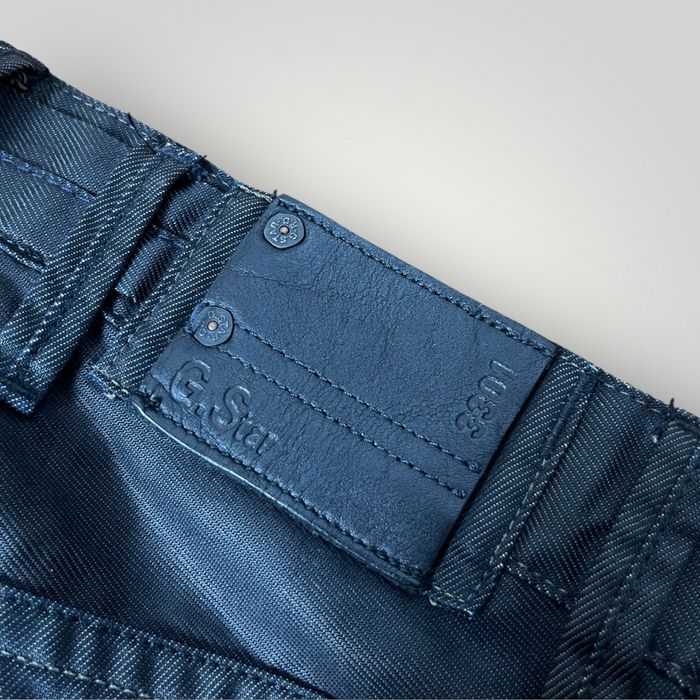 G-STAR RAW WAXED DENIM Y2K Opium Black Jeans "Army Radar Straigt" (200