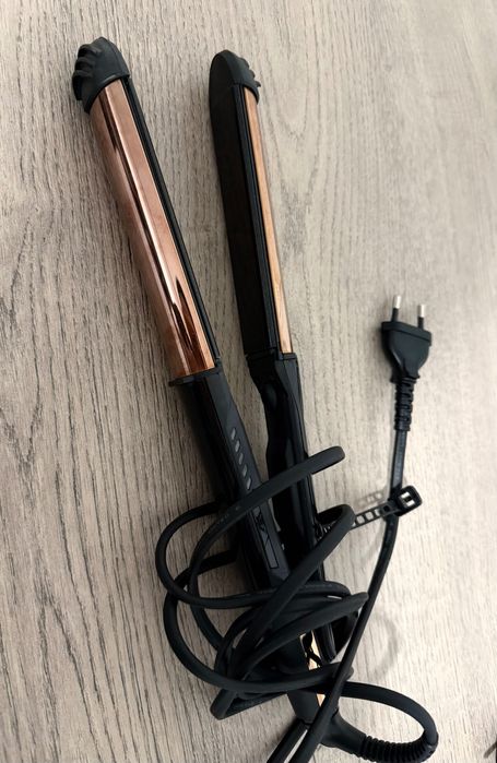 Placa de placa de par BaByliss ST482E 2in1 Straight & Curl Brilliance