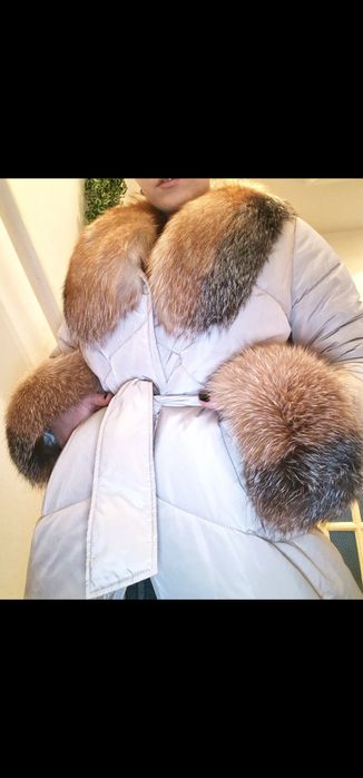 Geaca de fas cu blana naturala