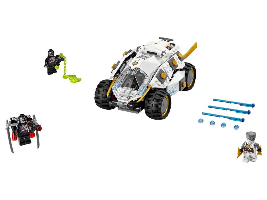 Lego Titanium Ninja Tumbler- Ninjago Rock Roader Building