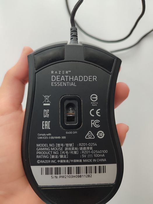 мышь razer black