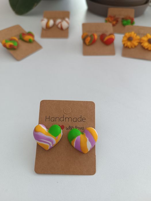 Обици от полимерна глина