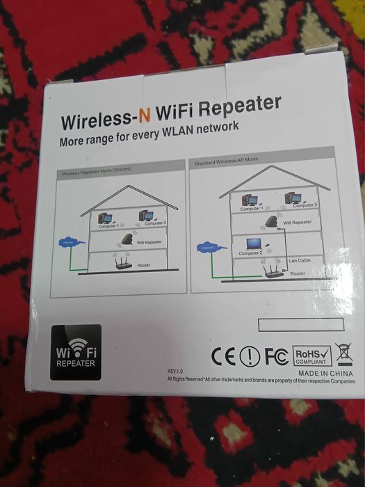 Новый усилитель репитер вайфай wifi