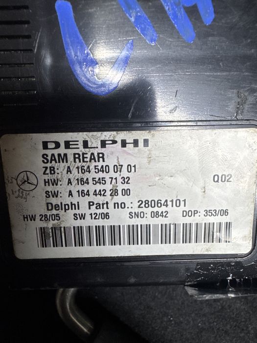 SAM spate Mercedes ML W164 3.0