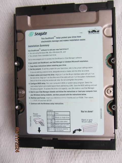 Хард диск Seagate Barracuda ATA IV, 40 GB