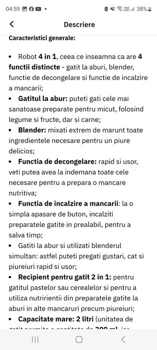 Robot multifunctional 4 in 1 baby