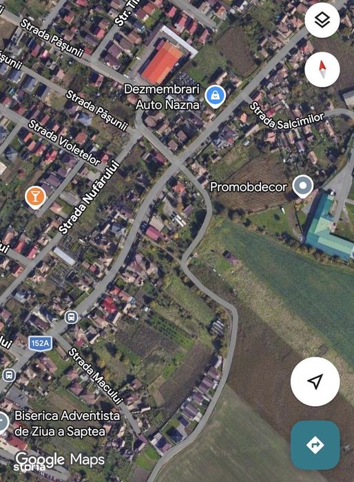 Teren de 2460 mp intravilan in Nazna locatie excelenta