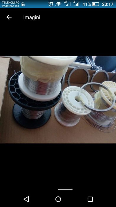 Fir de nichelina rezistiva