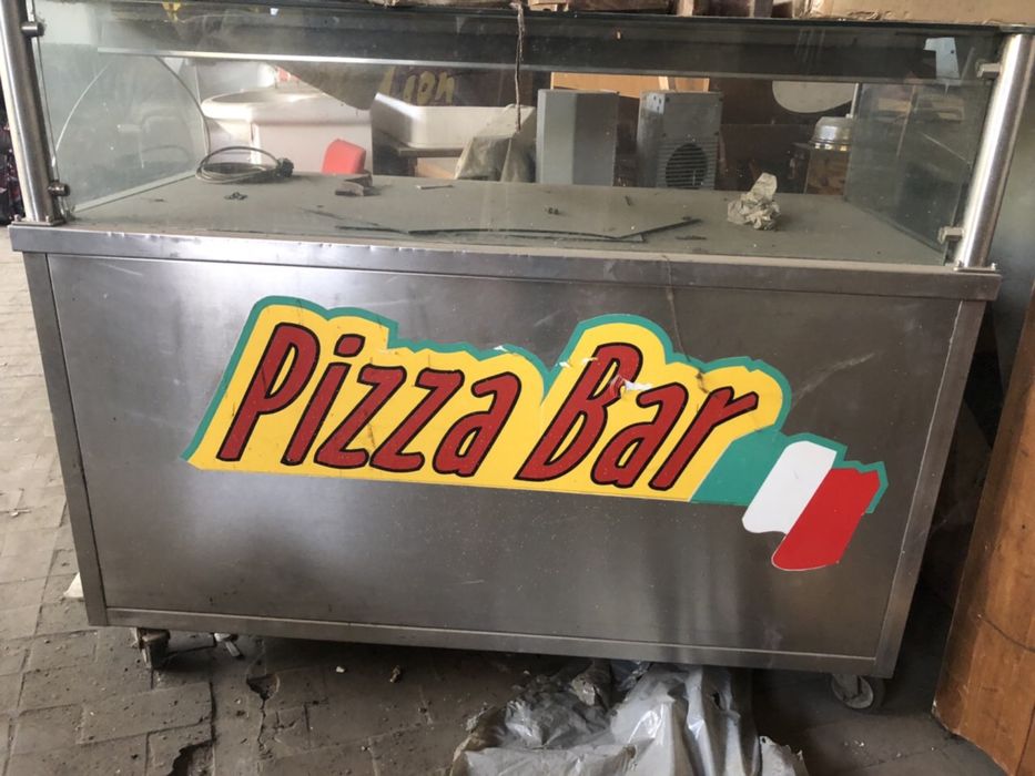 Професионална ел готварска печка,судена витрина