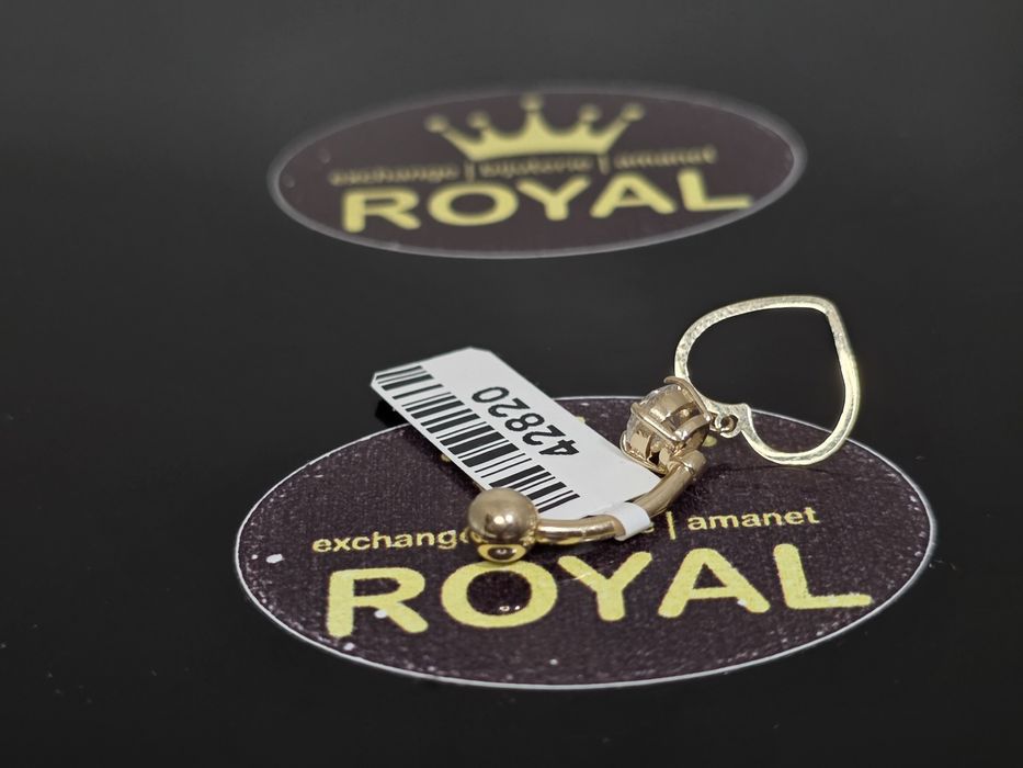 Bijuteria Royal: Cercel aur 14k/1.20 gr