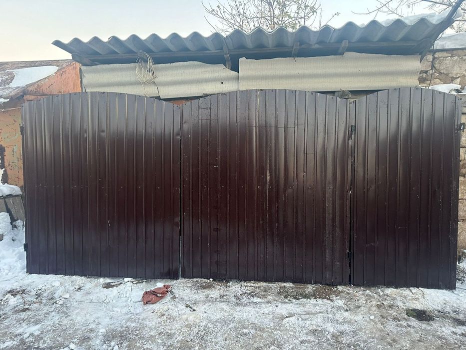 Продам ворота коричнивый