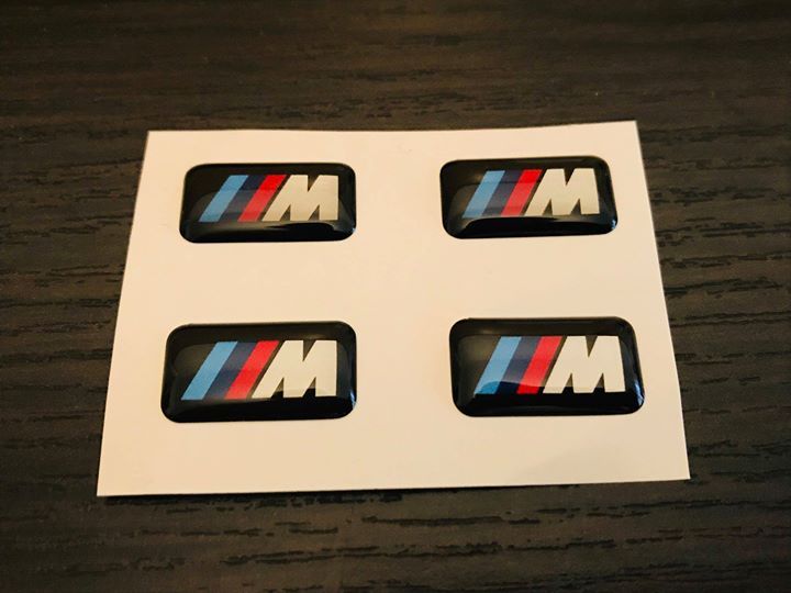 Embleme jante volan schimbator dreptunghi M BMW siliconat