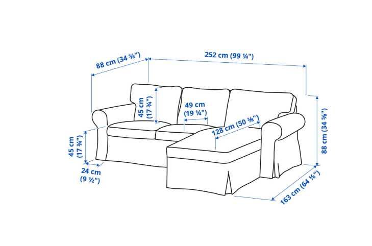 Триместен ъглов диван и кресло / фотьойл от серия EKTORP на ИКЕА