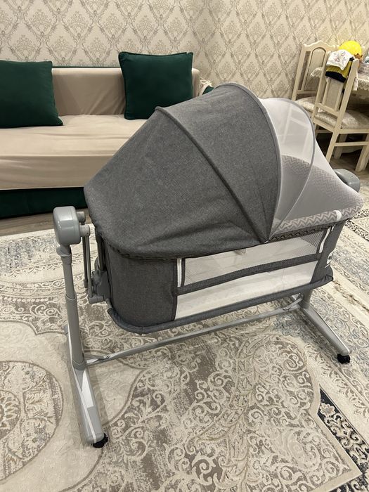 Электронный манеж-кровать