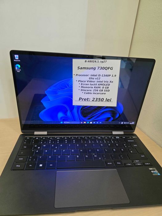 Laptop Samsung 730QFG AMOLED (ECA27 b.48024) Garantie 2 ani
